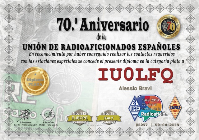 URE 70 Anos Silver #2297